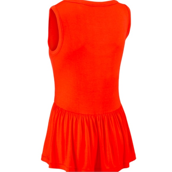 Cabi Style #5402 Red Orange Tee Shirt Tank Beautiful with gathering around sides - Picture 4 of 9